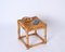 Table d'Appoint Cube Mid-Century en Bambou et Rotin, Italie, 1970s 14