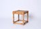 Table d'Appoint Cube Mid-Century en Bambou et Rotin, Italie, 1970s 8