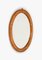 Mid-Century Italian Round Wall Mirror in Rattan and Bamboo, 1960s, Image 8