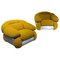 Yellow Piazzesi Easy Chairs, 1960s, Set of 2 1