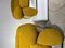 Yellow Piazzesi Easy Chairs, 1960s, Set of 2 5