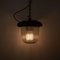Polish Industrial Pendant Light with Prismatic Glass 9