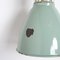 Lampada a sospensione grande vintage industriale color verde uovo di Thorlux, Immagine 11