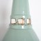 Lámpara colgante de fábrica industrial vintage grande en verde huevo de Thorlux, Imagen 7