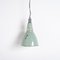 Lámpara colgante de fábrica industrial vintage grande en verde huevo de Thorlux, Imagen 1
