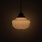 Grande Lampe à Suspension Décorative Vintage en Opaline avec Baldaquin en Laiton 16