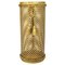 Hollywood Regency Gilt Metal Rope and Tassel Umbrella Stand, 1950 1