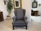 Vintage Lounge Chair in Grey Fabric, Image 14