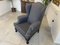 Vintage Lounge Chair in Grey Fabric, Image 9