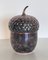 Italian Sheffield Silverplate Ice Bucket in Acorn Shape, 1970s 1