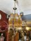 Vintage Ceiling Lamps in Brass and Glass, Image 2