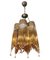 Vintage Ceiling Lamps in Brass and Glass, Image 1