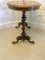 Antique Victorian Inlaid Burr Walnut Lamp Table, 1860 8