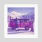Toni Frissell, Ski Bus, 1951/2020, Impresión C, Enmarcado, Imagen 1