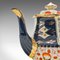 Antike englische viktorianische Keramik Teekanne mit Imari Muster, 1900 9