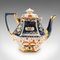 Antike englische viktorianische Keramik Teekanne mit Imari Muster, 1900 4
