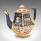 Antike englische viktorianische Keramik Teekanne mit Imari Muster, 1900 2