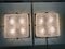 Square Wall Lamps in Chrome Structural & Glass from WKR, 1960s, Set of 2, Image 7