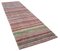 Oriental Multicolor Kilim Runner Rug 2