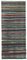 Tapis Kilim Runner Oriental Gris, 1965 1