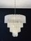 Large Vintage Murano Glass Tiered Chandelier 9