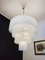 Large Vintage Murano Glass Tiered Chandelier 8