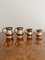 Antique Victorian Bell Shaped Tankards, 1880s, Set of 4 2