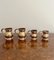 Antique Victorian Bell Shaped Tankards, 1880s, Set of 4 1