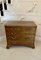 Small Antique George III Mahogany Chest of 5 Drawers with Brushing Slide, 1800 1
