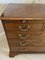 Small Antique George III Mahogany Chest of 5 Drawers with Brushing Slide, 1800 6