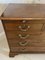 Small Antique George III Mahogany Chest of 5 Drawers with Brushing Slide, 1800, Image 6