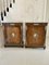 Antique Victorian Inlaid Burr Walnut and Porcelain Mounted Pier Cabinets, 1860, Set of 2, Image 3