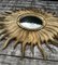 Vintage Italian Sun Mirror in Golden Resin with Witch Eye, 1960s, Image 2