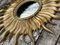 Espejo de sol italiano vintage de resina dorada con ojo de bruja, años 60, Imagen 8