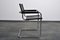 Fauteuil Cantilever S34 en Cuir Noir par Mart Stam & Marcel Breuer pour Linea Veam, 1987 3