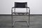 Fauteuil Cantilever S34 en Cuir Noir par Mart Stam & Marcel Breuer pour Linea Veam, 1987 6