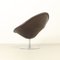 Globe Chair aus Braunem Leder von Pierre Paulin für Artifort, 1960er 13