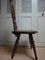 19th Century Swiss Black Forest Hand Carved Oak Side Chair with Standing Lion 10