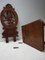 19th Century Swiss Black Forest Hand Carved Oak Side Chair with Standing Lion, Image 14
