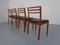 Chaises de Salle à Manger en Teck, Danemark, 1960s, Set de 4 7