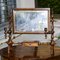 Tilting Dressing Table Mirror with Candleholder, Italy, 1800s 3