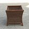 Coloured Bamboo Wicker and Wicker Pot Holder, Italy, 1970s 7