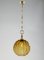 Pendant Light in Facetted Amber Glass by Targetti Stankey, Italy, 1980s 6