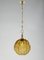 Pendant Light in Facetted Amber Glass by Targetti Stankey, Italy, 1980s 5