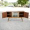 Two-Tone Bar Cabinet Sideboard with Carved Cevi, Italy, 1960s 6