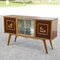 Two-Tone Bar Cabinet Sideboard with Carved Cevi, Italy, 1960s 2
