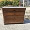 Walnut Chest of Drawers with 4 Drawers with Italian marble top, 1800s, Image 1