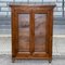 Small Italian Cabinet with Glass in Solid fir, 1900s, Image 1