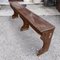 Solid Elm Wood Bench, Italy, Late 1700s 2