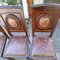 Art Nouveau Liberty Chairs in Wood and Leather, 1920s 2